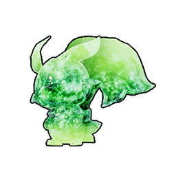 翠葉鼠雕像